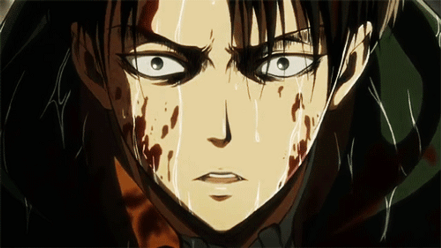 Sad Crying Anime Levi