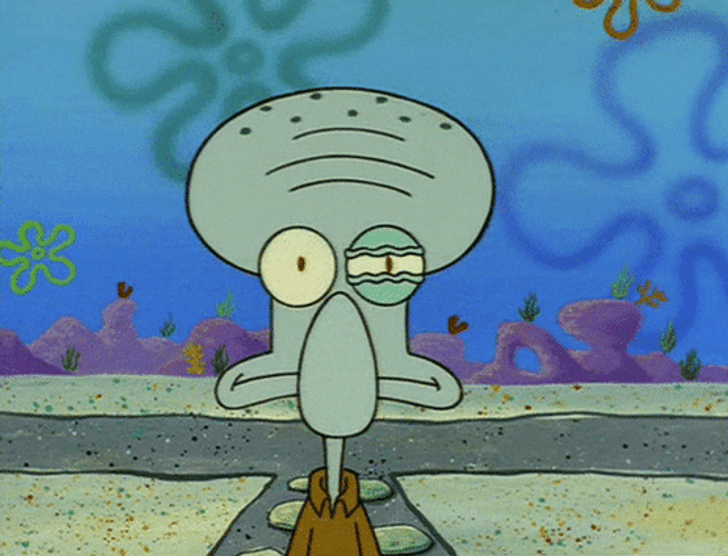 Angry Squidward Eye Twitching