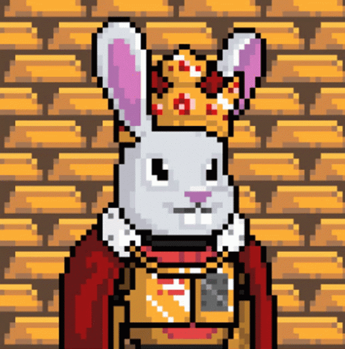 Pixel Art Bunny Soldier
