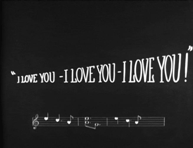 I Love You Music Notes