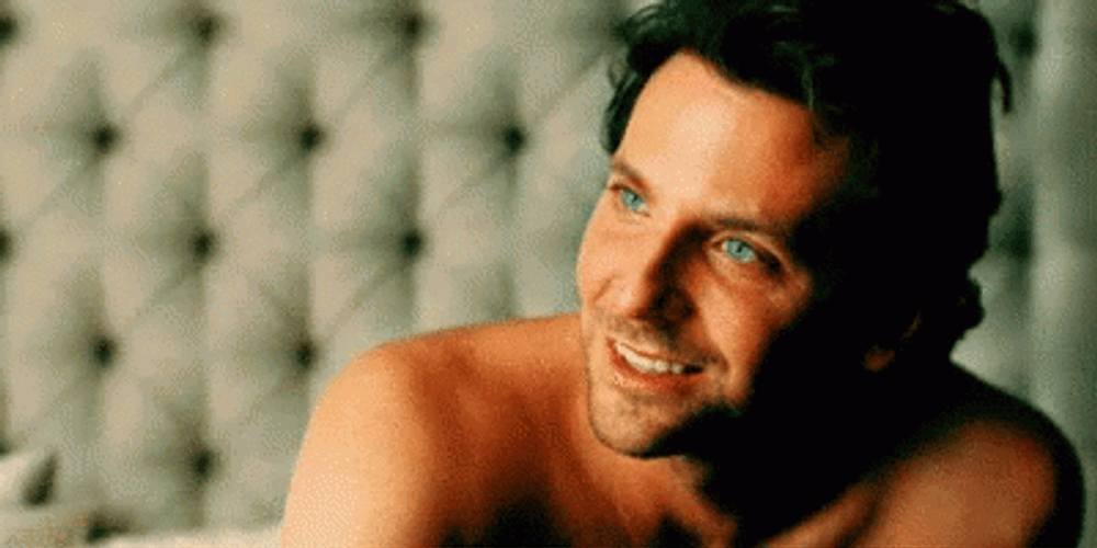 Bradley Cooper Shirtless Smile Limitless