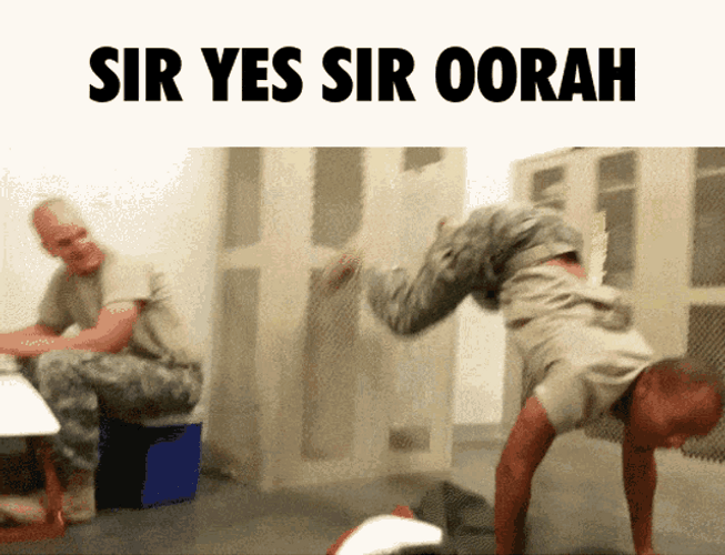 Sir Yes Sir Oorah Military