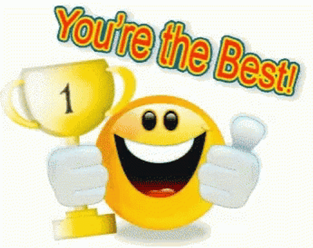 You&re The Best Happy Emoji