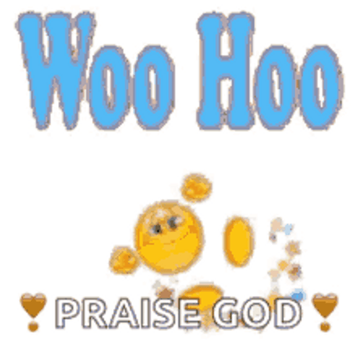 Woohoo Emoji Praise God