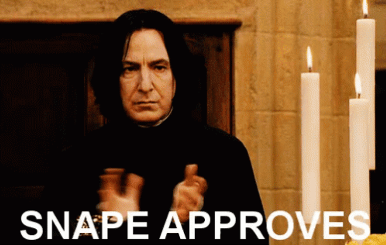 Harry Potter Snape Approves