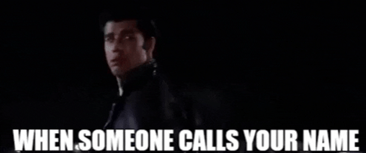 John Travolta When Someone Calls Meme