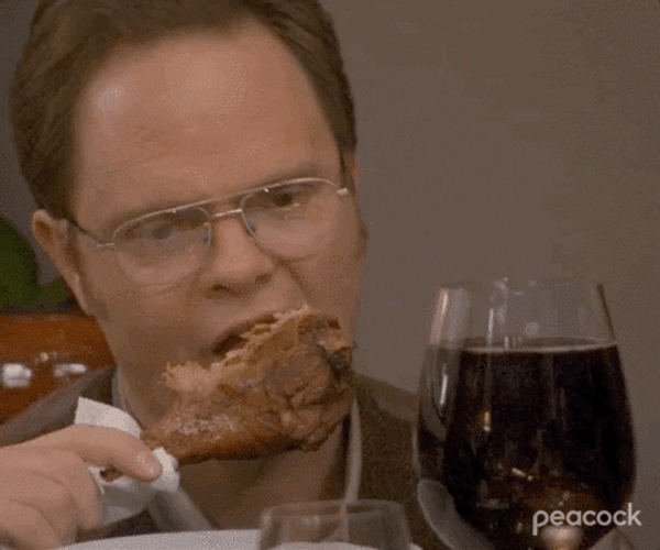 Dwight Schrute Eating Yum
