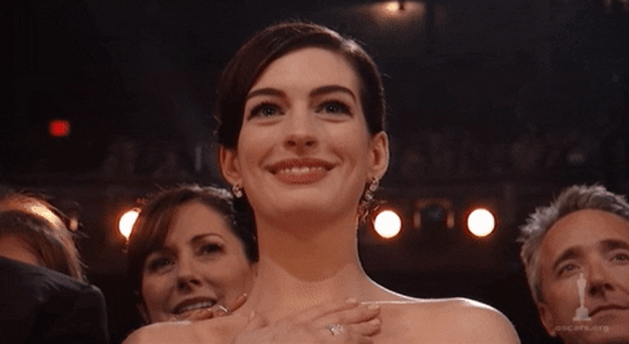 Anne Hathaway Gasping