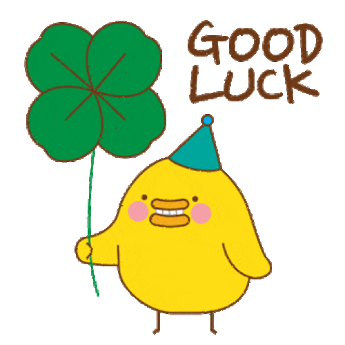 Good Luck Duck Clover Cartoon