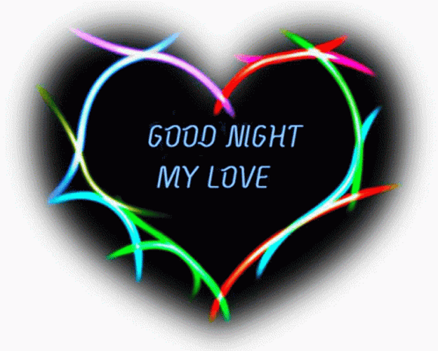 Colorful Love Good Night