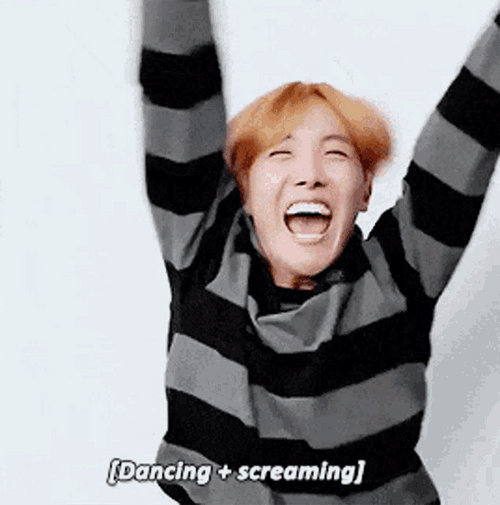 J-hope Excited And Dancing