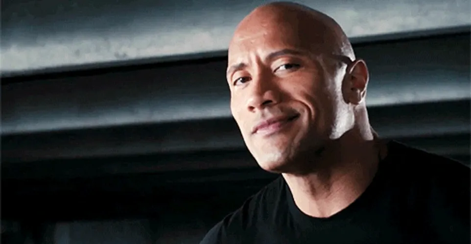 Dwayne Johnson Smiling