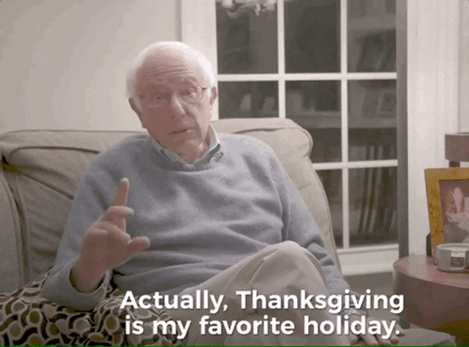 Happy Thanksgiving Bernie