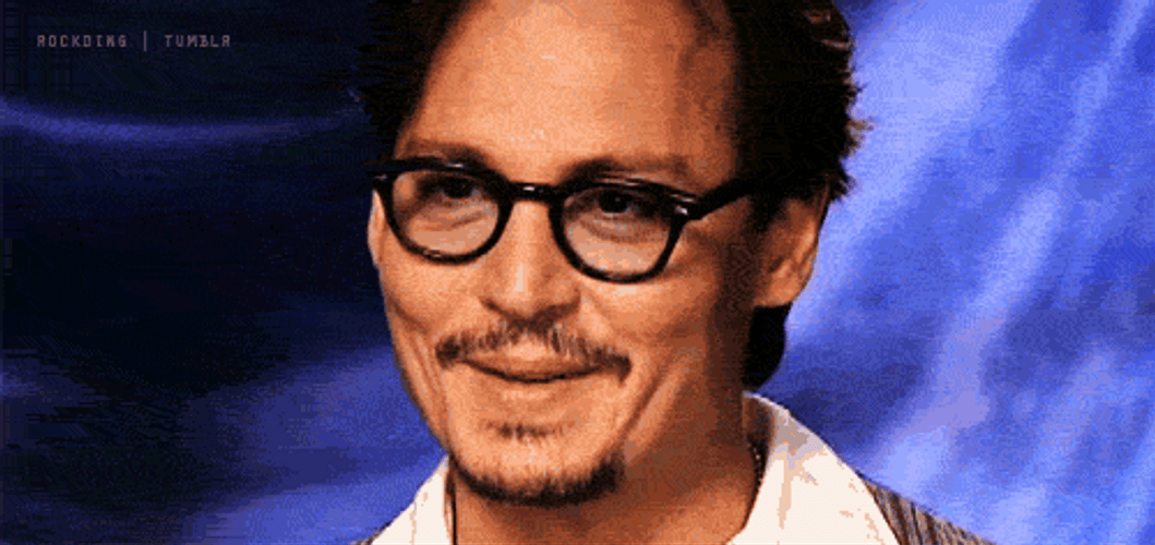 Johnny Depp Happy Smile