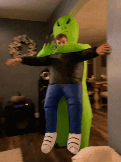 Alien Abduction Inflatable Man