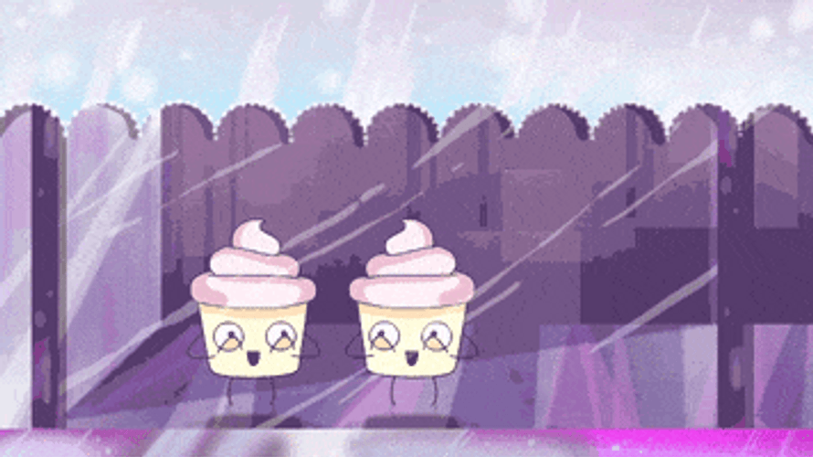 Moving Cupcake Animated