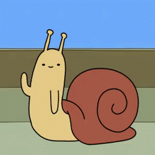 Snail Adventure Waving Hello