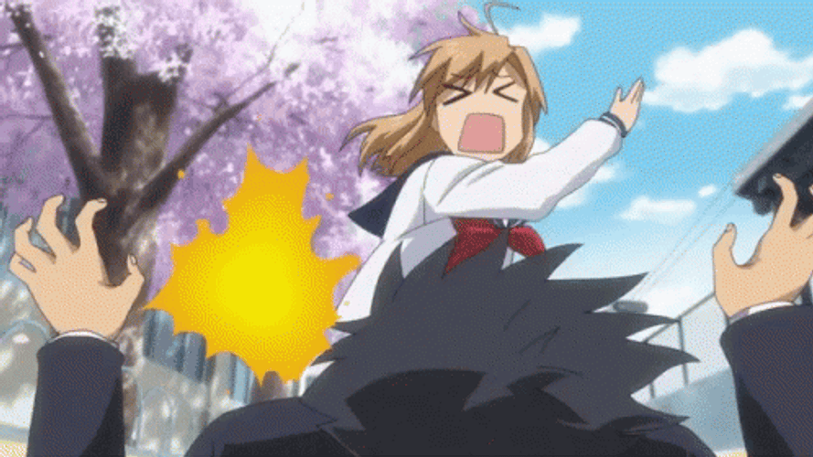 Slapping Nyan Koi Anime