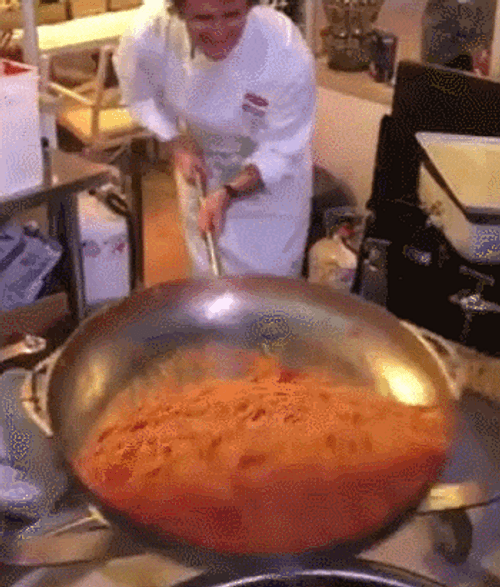 Chef Cooking Pasta