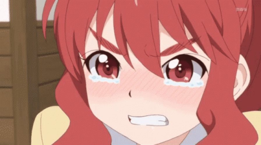 Frustrated Anime Girl