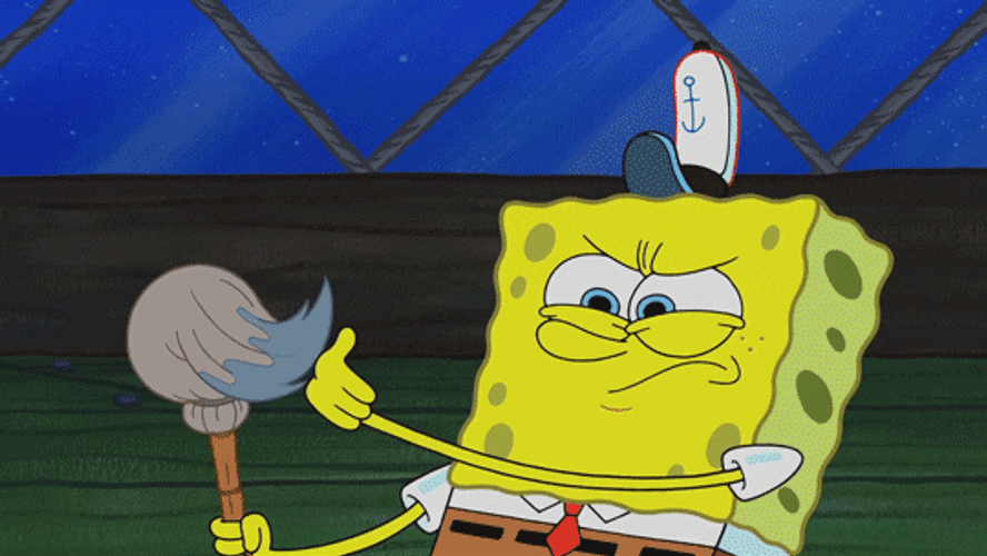 Spongebob Funny Mop Slap
