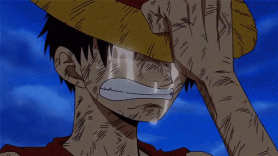 One Piece Luffy Anime Crying