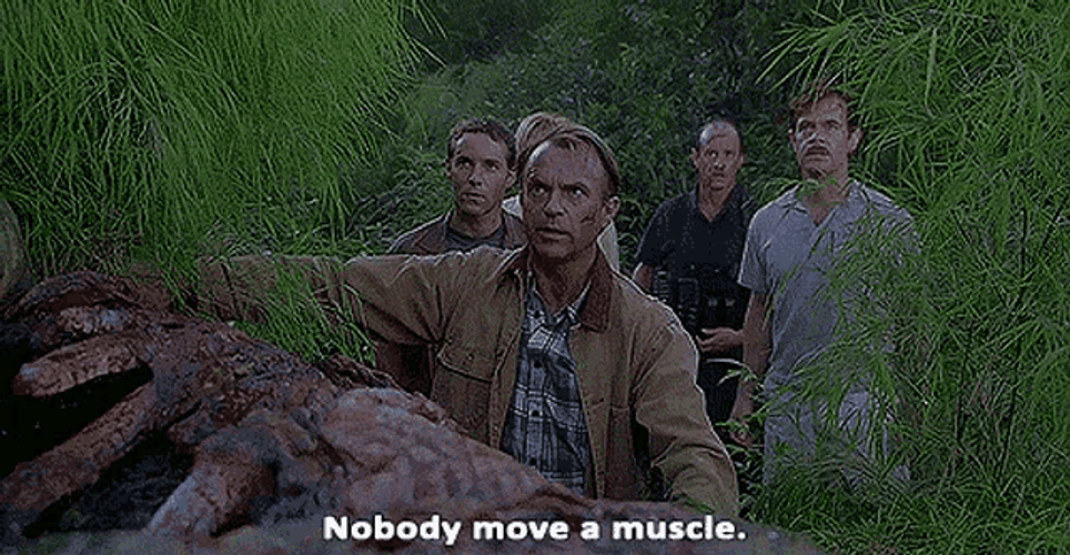 Jurassic Park Nobody Move A Muscle