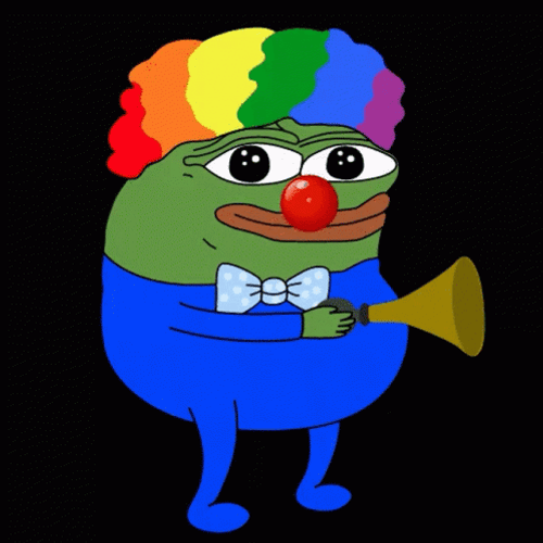 Pepe Clown Party Horn