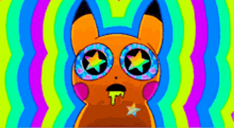 Trippy Pikachu Character