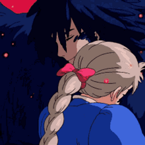 Anime Couple Wizard Howl Sophie Hatter