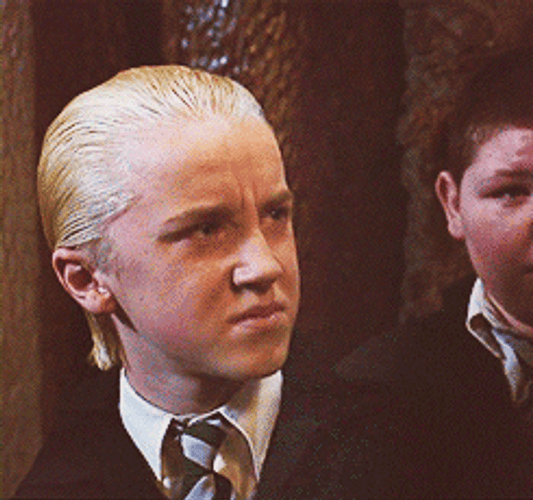 Draco Malfoy Confused Reaction