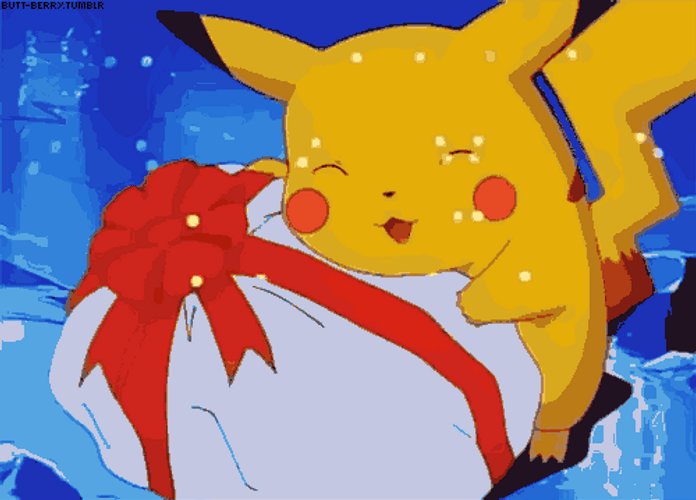 Merry Christmas Pokemon Pikachu