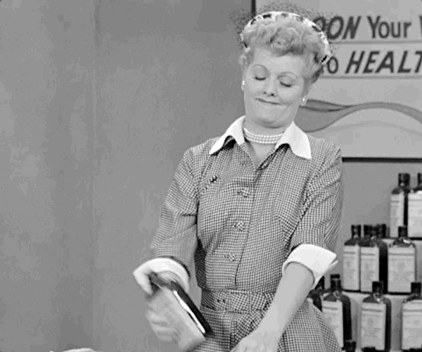 Iconic Lucille Ball Drunk