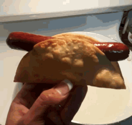 Hot Dog In Taco