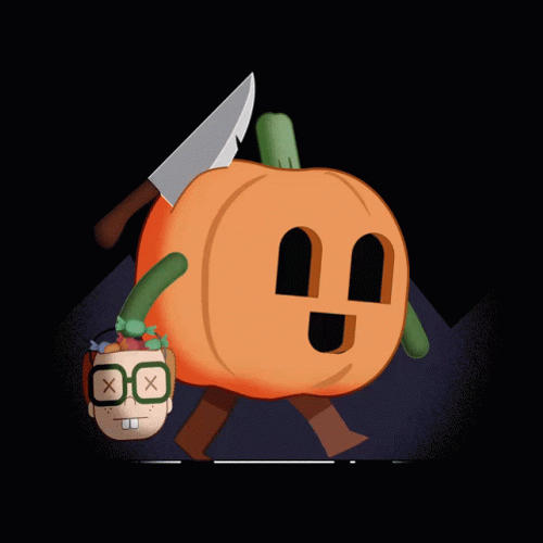 Animated Halloween Jack O& Lantern