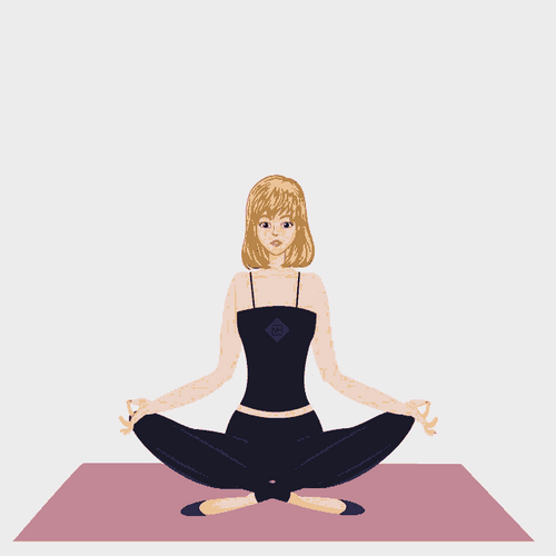 Yoga Meditation Zen Girl