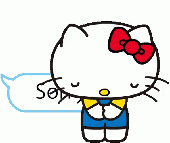 Sorry Hello Kitty