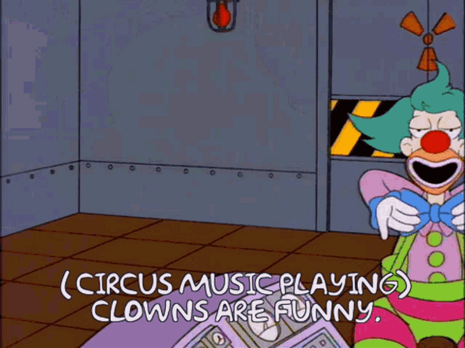 Clown Are Funny Simpsons