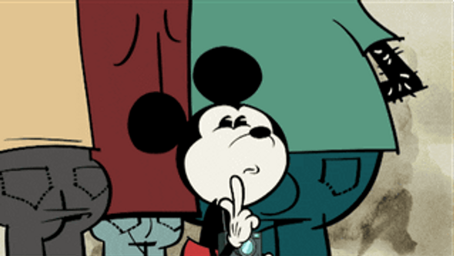 Nervous Mickey Mouse
