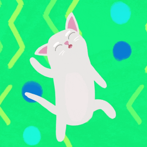 Happy Dancing Cat