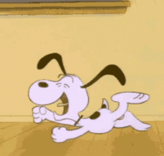 Snoopy Laughing Hysterically