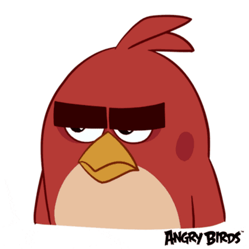 Angry Bird Eye Roll
