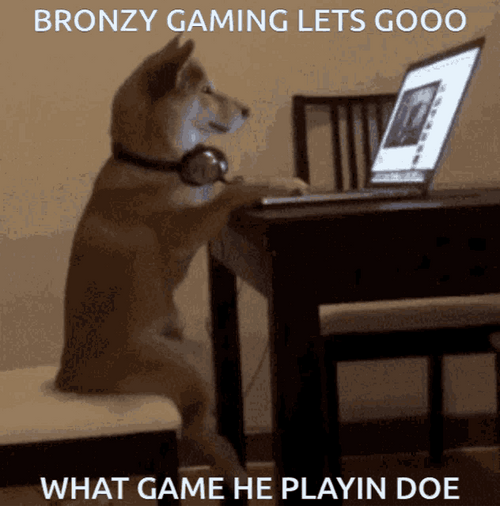 Funny Dog Gaming Time