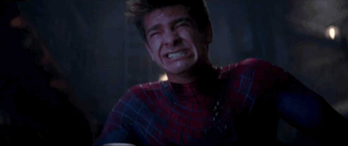 Crying Spiderman Andrew Garfield