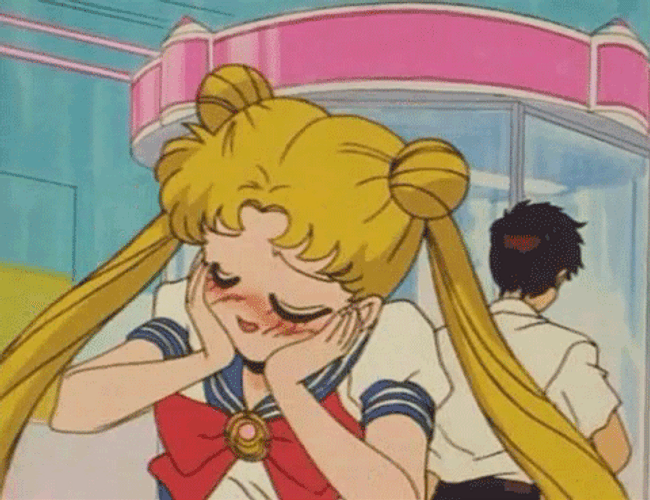 Blushing Sailor Moon