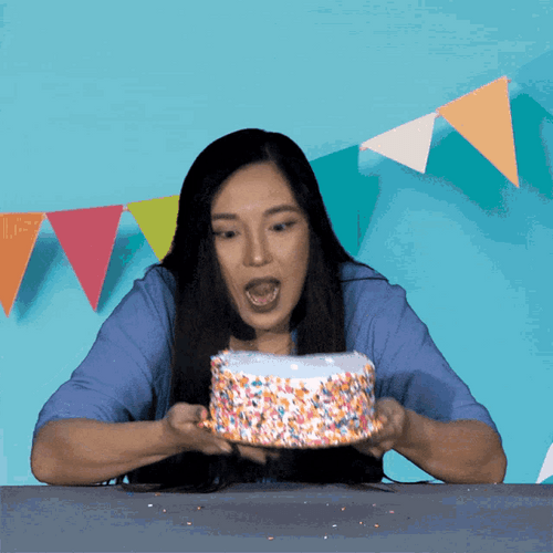Happy Birthday Cake Eating