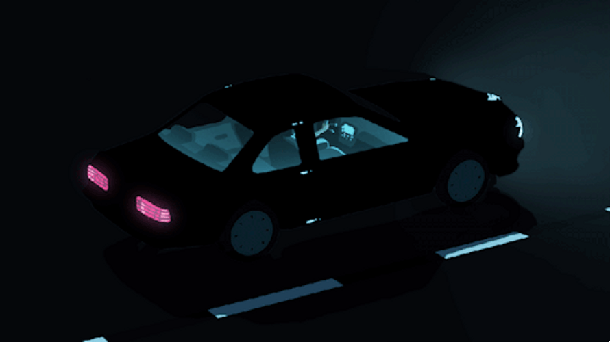 Dark Car Animation