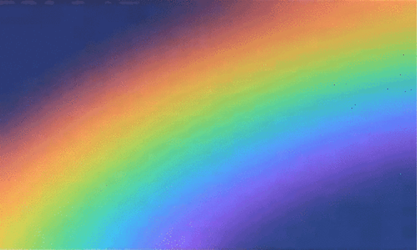 Rainbow Colors Fade Curve