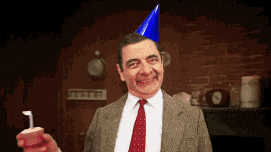 Funny Birthday Cupcake Mr Bean