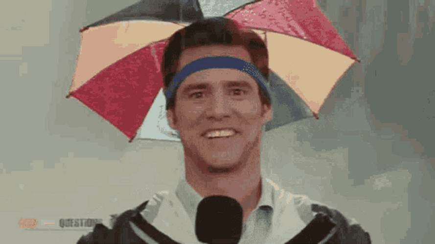 Jim Carrey In Rain
